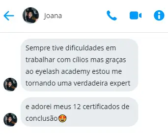Curso de Extensão de Cílios